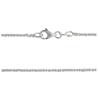 Disco Kette silber - Größe 50