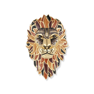 Seinerzeit Richard Löwen Anhänger / Brosche