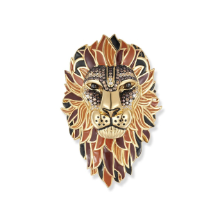 Seinerzeit Richard Löwen Anhänger / Brosche