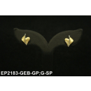 Ohrstecker "Tani- Heart" silber / gold...