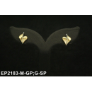 Ohrstecker "Tani- Heart" silber gold plattiert...