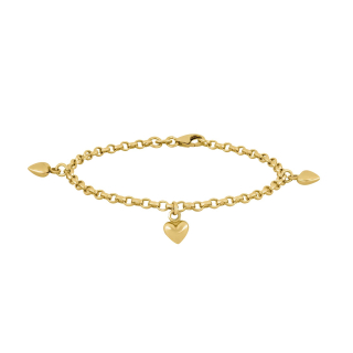 Verg. Silberarmband m/Herz