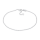 Rhodiniertes Silber Armband Ball*