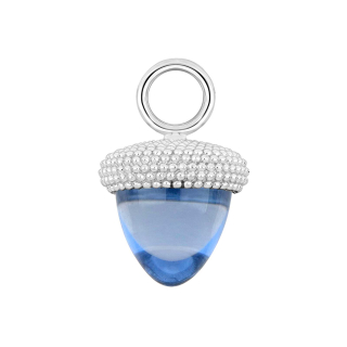 Quarz-Glas Eichelform Farbe36 - rh - Stück
