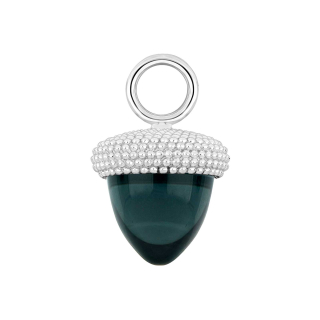 Quarz-Glas Eichelform Farbe42 - rh - Stück