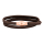 Lederarmband m/roséverg. silber Schloss farbe87
