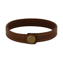 SON Armband braunes Kalbsleder 23cm 12mm