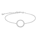 Silber rhodiniertes Armband ANNANOR