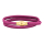 Lederarmband m/verg. silber Schloss farbe14