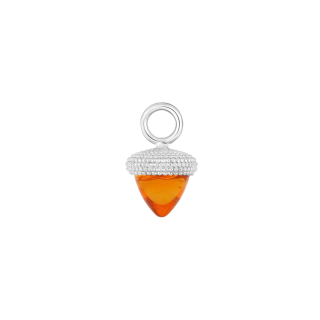 Quarz-Glas Eichelform Farbe69 - rh - Stück