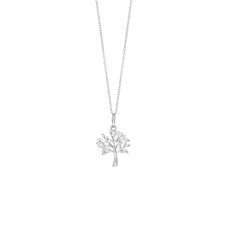 Rhd. Silber Halskette TREE52