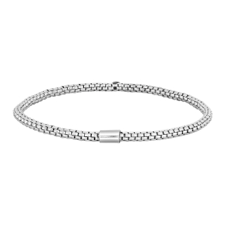 Rhod. Silber Flex-Armband 3mm