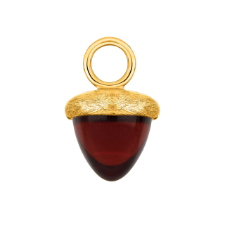 Quarz-Glas Eichelform Farbe30 - vg matt - Stück