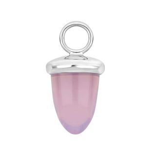 Quarz-Glas Eichelform Farbe25 - rh - Stück