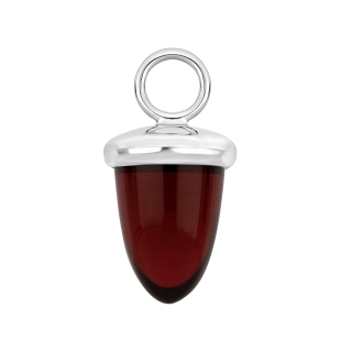 Quarz-Glas Eichelform Farbe30 - rh - Stück