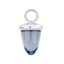 Quarz-Glas Eichelform Farbe36 - rh - Stück