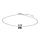 Rhd. Silber Armband panda