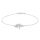 Rhod. Silberarmband Baum des Lebens m/cz