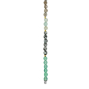 Grüner Aventurin, Jaspis, Amazonit System-Kette 5mm
