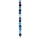 LapisLazuli, Schwammquarz, Blau Achat, Howlith System-Kette 10mm