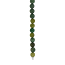 Grüner Achat, Jade System-Kette 10mm