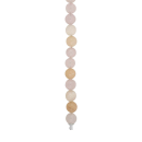 Rosenquarz, Pink Aventurin, Schwammquarz System-Kette 10mm