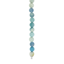 Amazonit, Howlith, Fluorit System-Kette 10mm