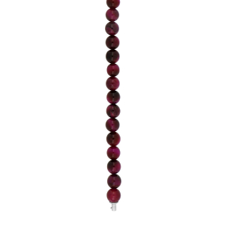 Pinkes Tigerauge System-Kette 8mm
