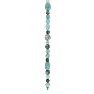 Howlith, Agate, Jaspis, Quarzit System-Kette