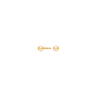 8kt. goldohrringe Ball 3mm