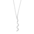 Rhod. Silber Halskette  FUN52