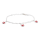 Rhod. Silberarmband m/3 Marienkäfer