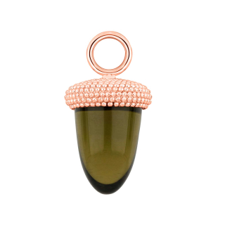 Quarz-Glas Eichelform Farbe61 - rvg - Stück