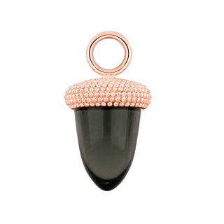 Quarz-Glas Eichelform Farbe91 - rvg - Stück