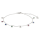 Rhd. Silber Armband GIANOR 3mm 17+3cm