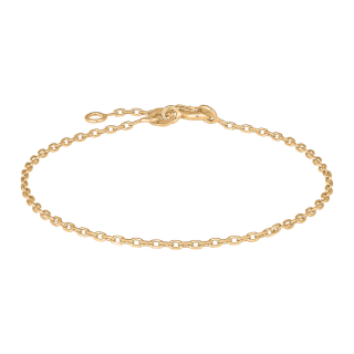 9kt. Goldarmband Facette Anchor