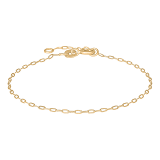 9kt. Goldarmband Facette Anchor