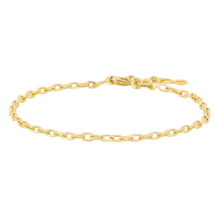9kt. Goldarmband Facette Anchor