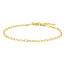 9kt. Goldarmband Facette Anchor