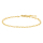 9kt. Goldarmband Facette Anchor