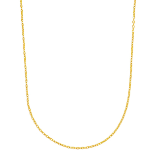 9kt. Goldkette Rund Anchor