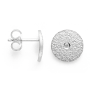 925/- Ohrstecker, rho. Spezialtext 0,02ct