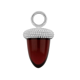 Quarz-Glas Eichelform Farbe30 - rh - Stück