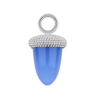 Quarz-Glas Eichelform Farbe39 - rh - Stück