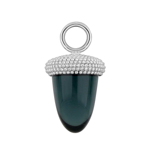 Quarz-Glas Eichelform Farbe42 - rh - Stück