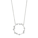 Rhodinierte Silber Halskette NANANOR
