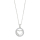Rhodinierte Silber Halskette NILLANOR