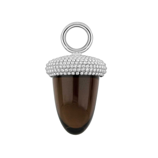 Quarz-Glas Eichelform Farbe86 - rh - Stück