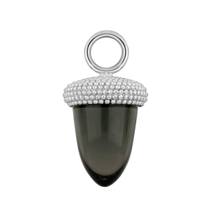 Quarz-Glas Eichelform Farbe91 - rh - Stück