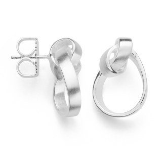 925/- Ohrstecker, rho. matt.